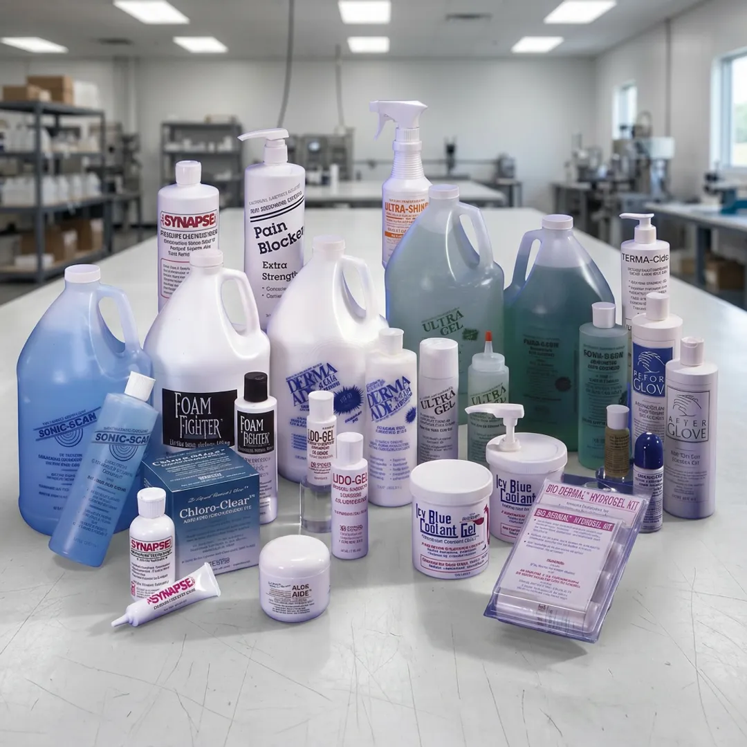 Private-label topical manufacturing products