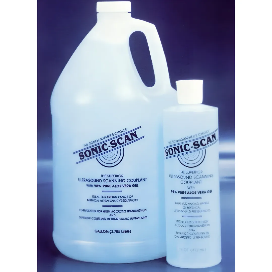 Sonic Scan Ultrasound Scanning Couplant Gel — Professional Diagnostic Ultrasound Gel for Clinical Imaging (Made in USA)