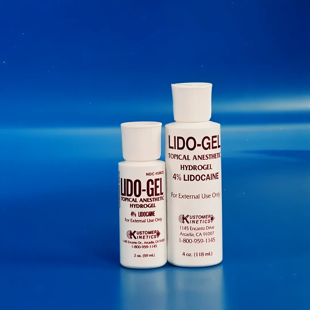 Lido-Gel Topical Anesthetic Hydrogel — Professional Topical Anesthetic Gel for Clinical Use (Made in USA) | Lidocaine Gel 5% — Topical Anesthetic