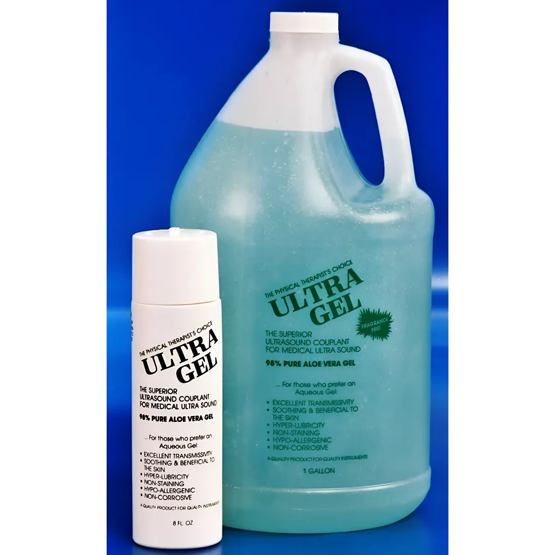 Ultra Gel™ Ultrasound Couplant — Professional Therapeutic Ultrasound Gel for PT, Chiropractic & Rehab Clinics (Made in USA)