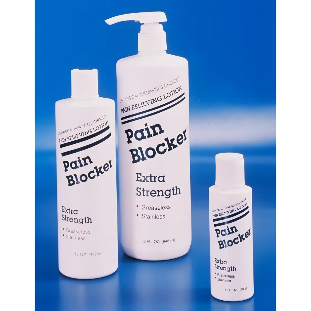 Pain Blocker Instant-Acting Extra-Strength Analgesic Lotion — Fast-Onset Pain Relief Cream for Healthcare Practitioners (Made in USA)