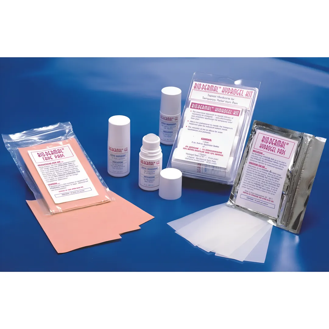 Bio-Dermal Hydrogel Kit — Transdermal Application Hydrogel Kit for Fast Pain Relief in Clinical Settings (USA) | Pain-Relieving Gels and Topical Relief Creams Collection