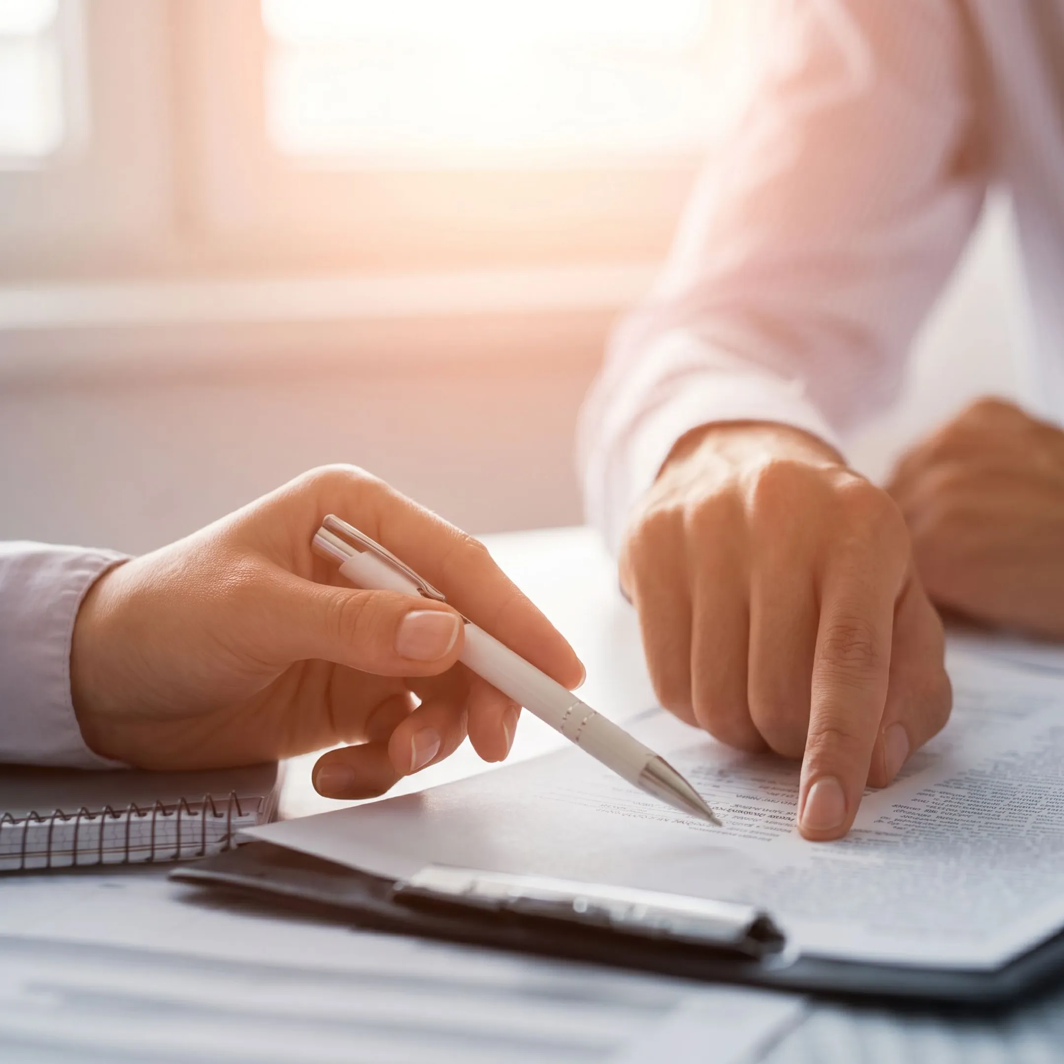 Advisor reviewing a personalized investment portfolio with a client