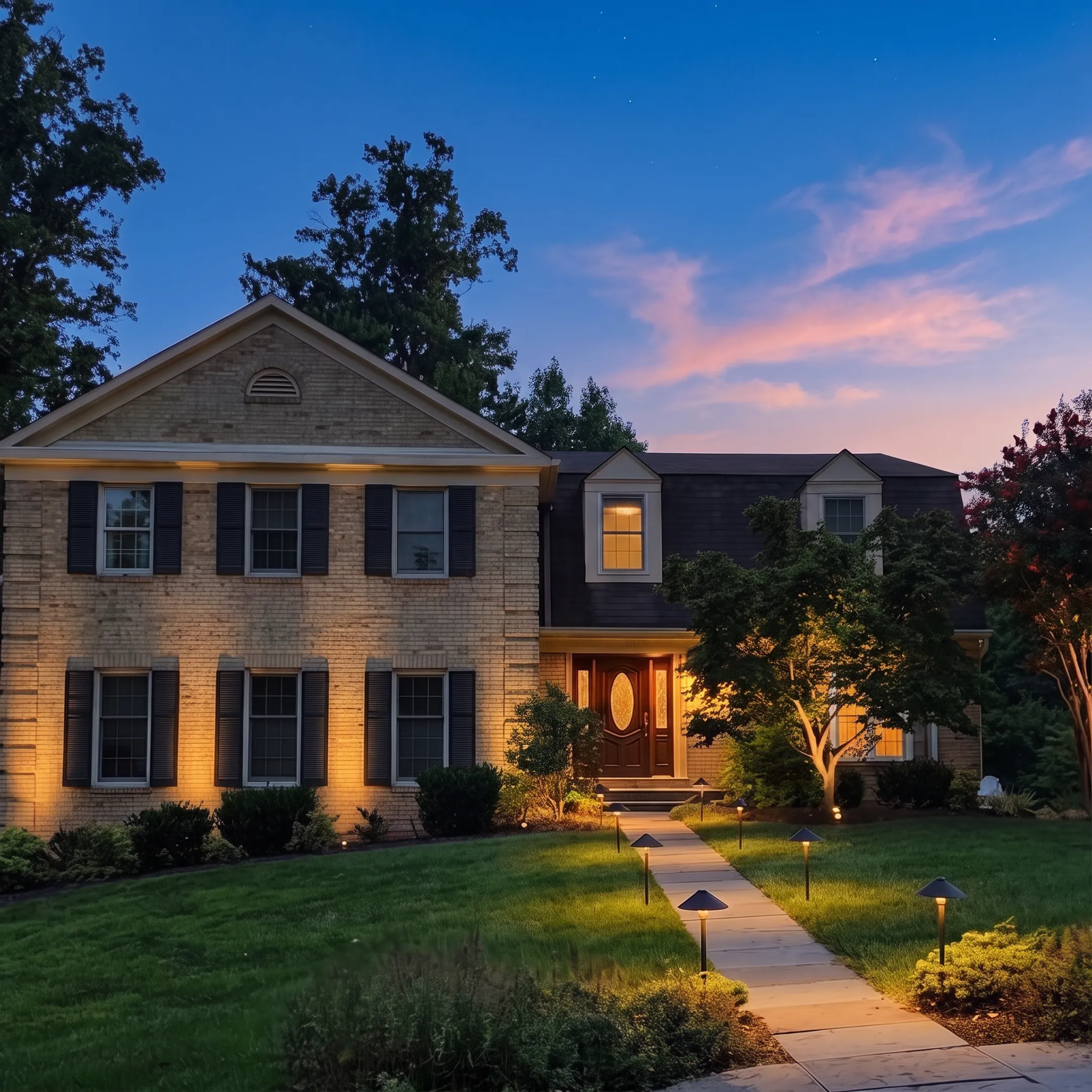 Designer planning low-voltage lighting for an outdoor patio