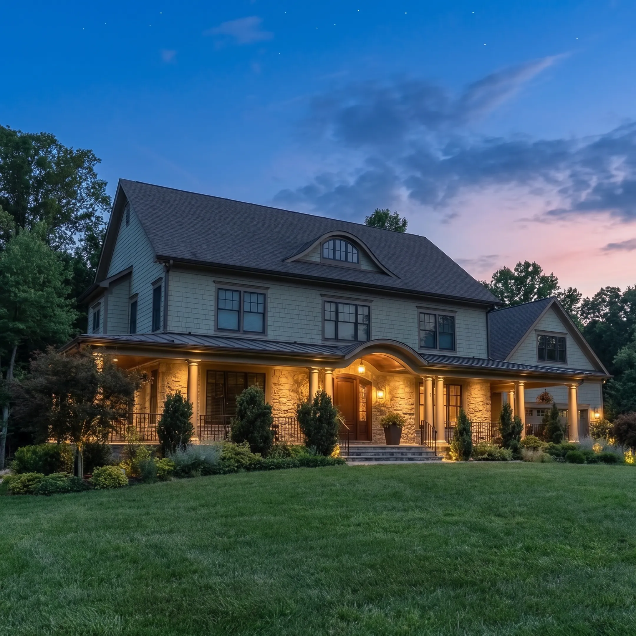 Designer planning low-voltage outdoor LED lighting