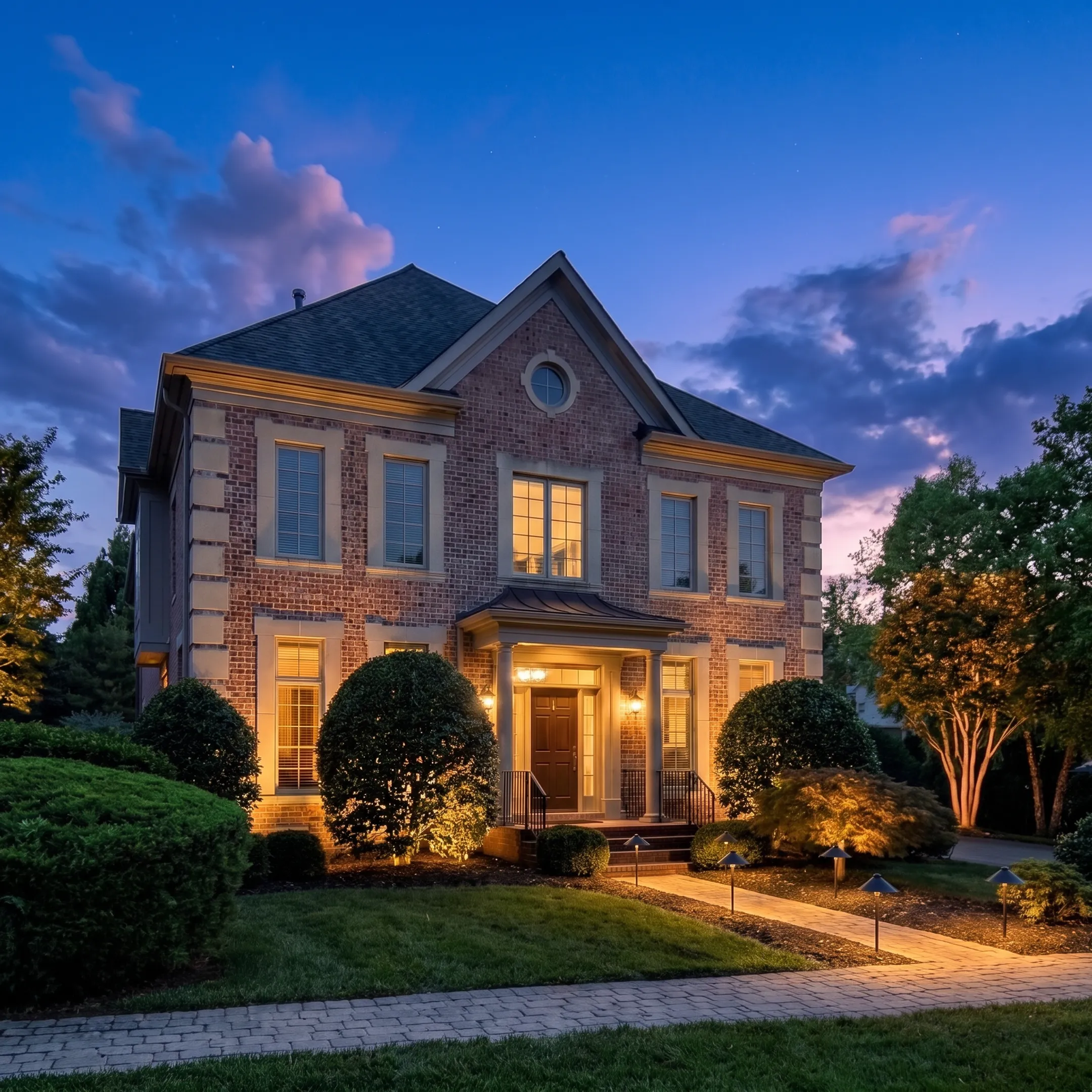 Designer planning low-voltage landscape lighting