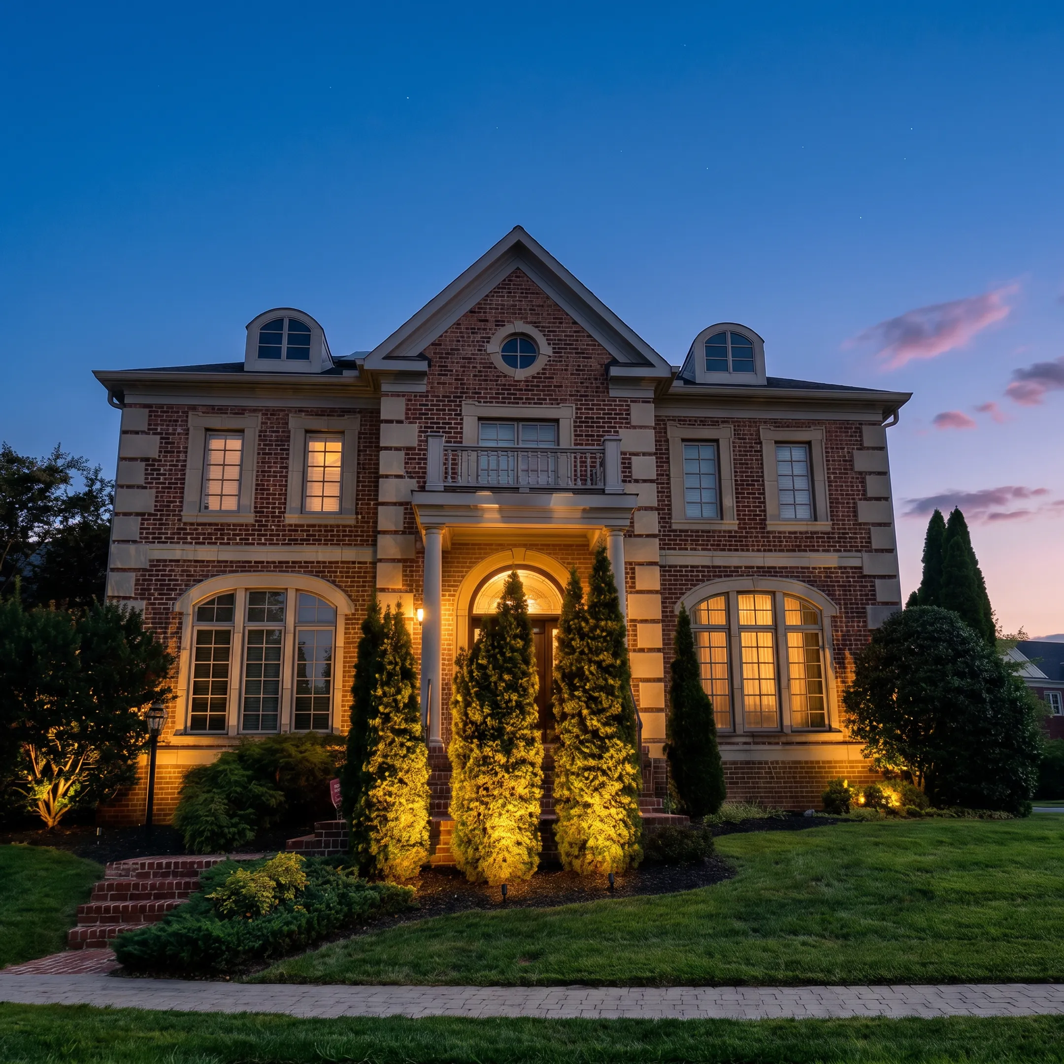 Designer planning low-voltage landscape lighting