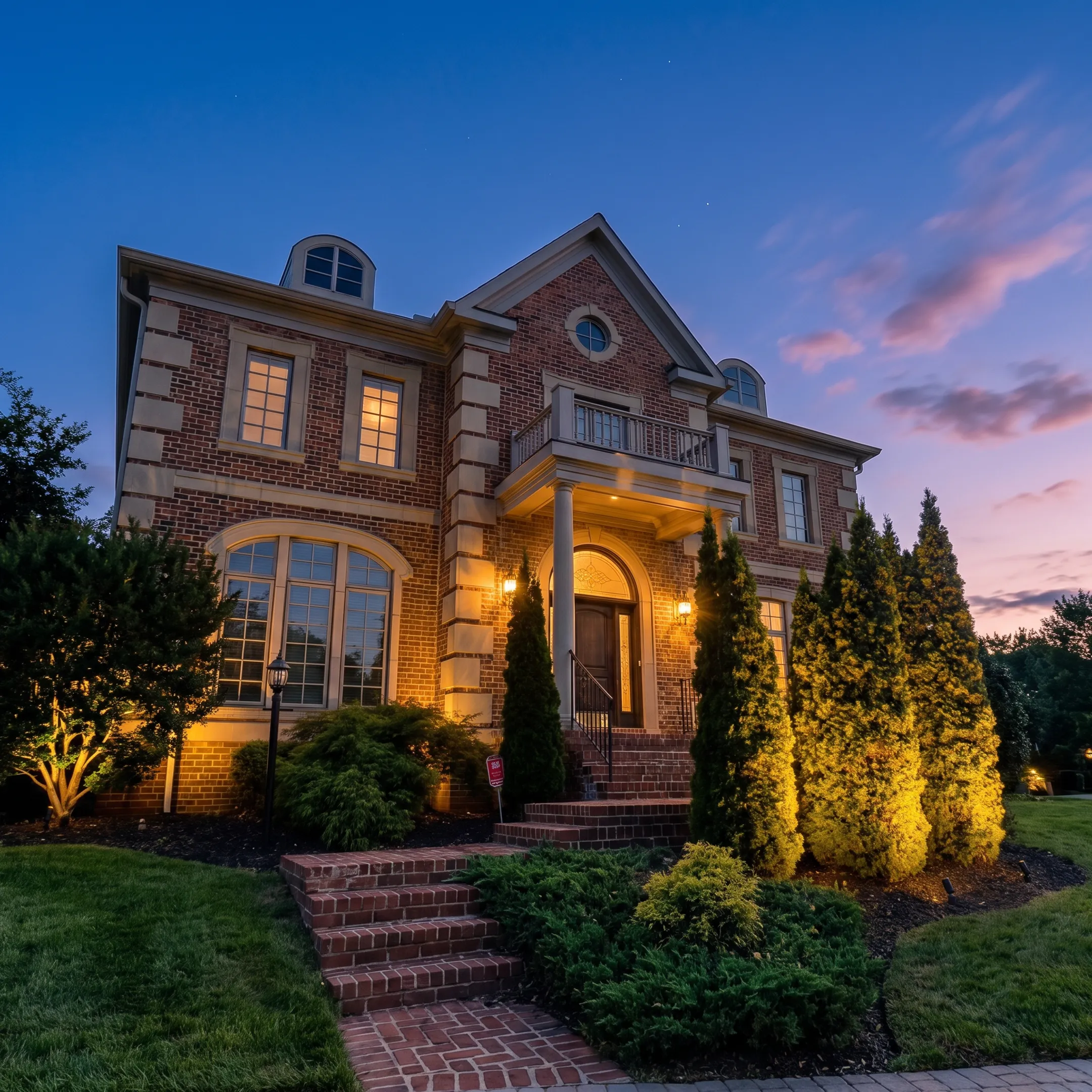 Designer planning low-voltage outdoor security lighting