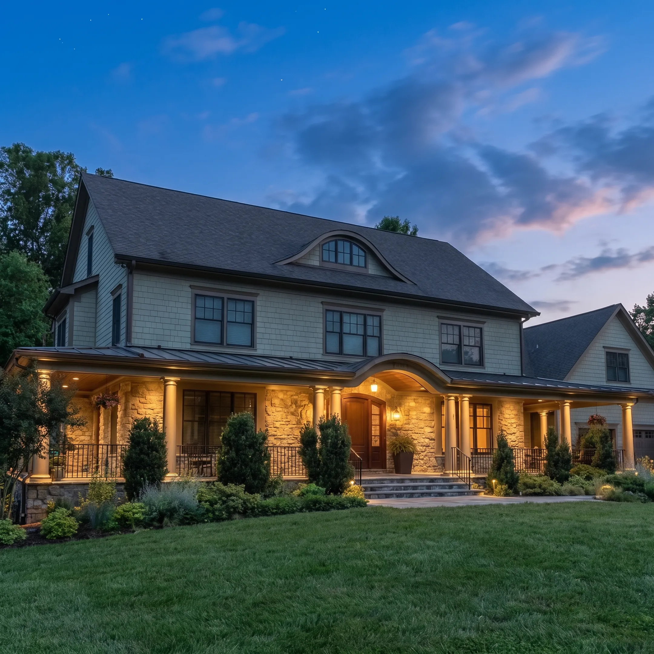 Designer planning low-voltage landscape lighting