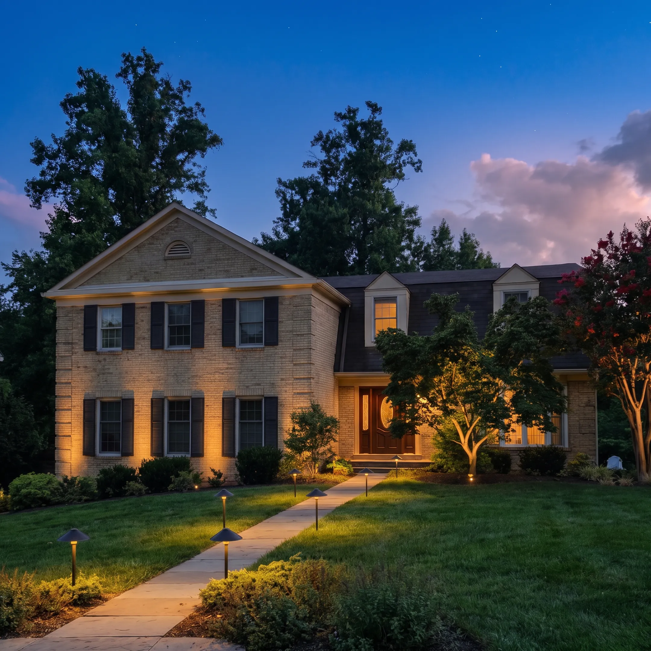 Designer positioning an in-ground landscape light