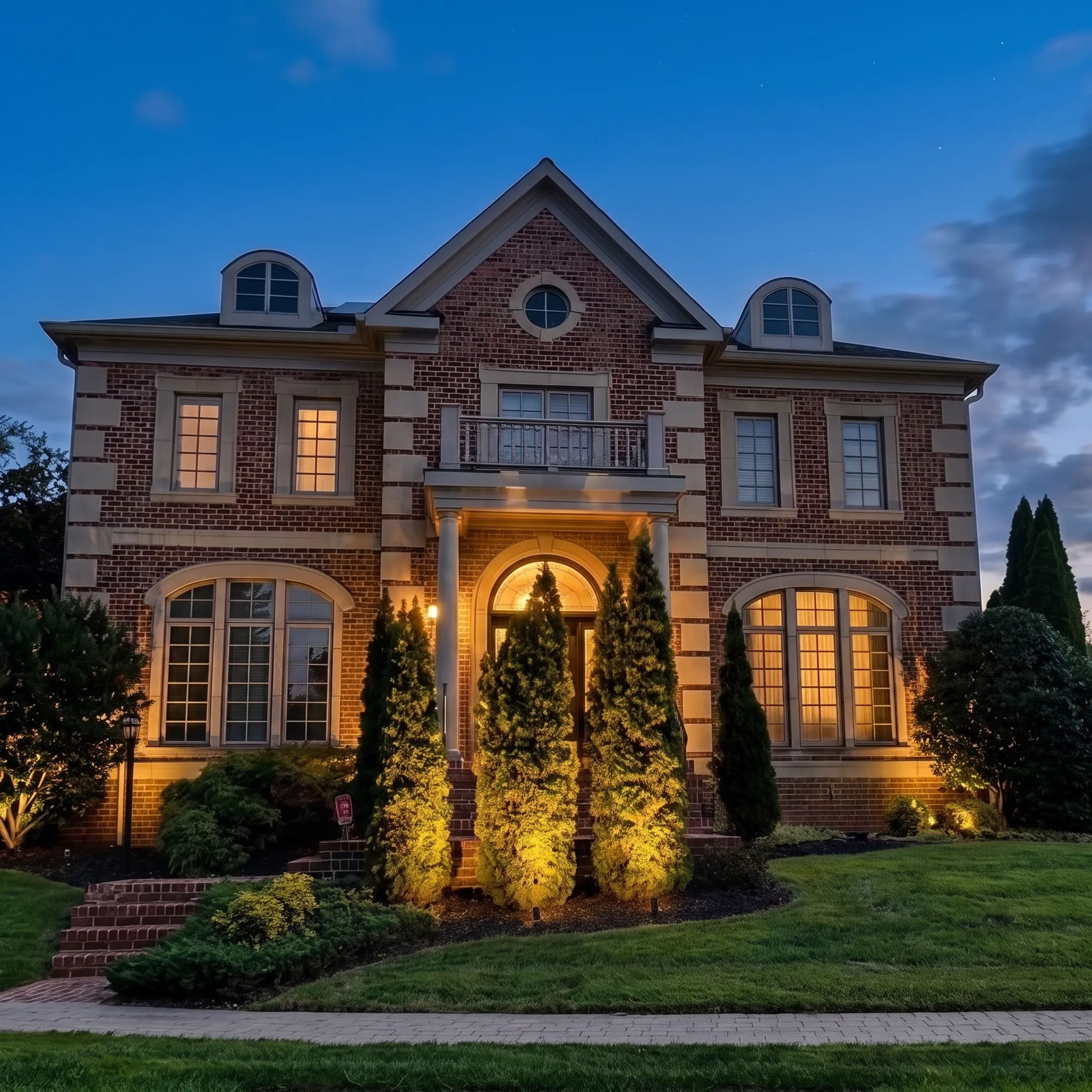 Designer planning recessed patio lighting