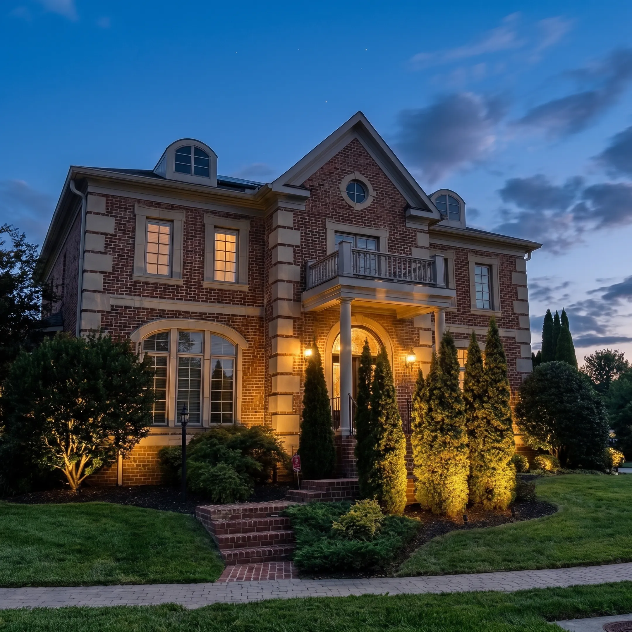 Designer planning low-voltage path lighting