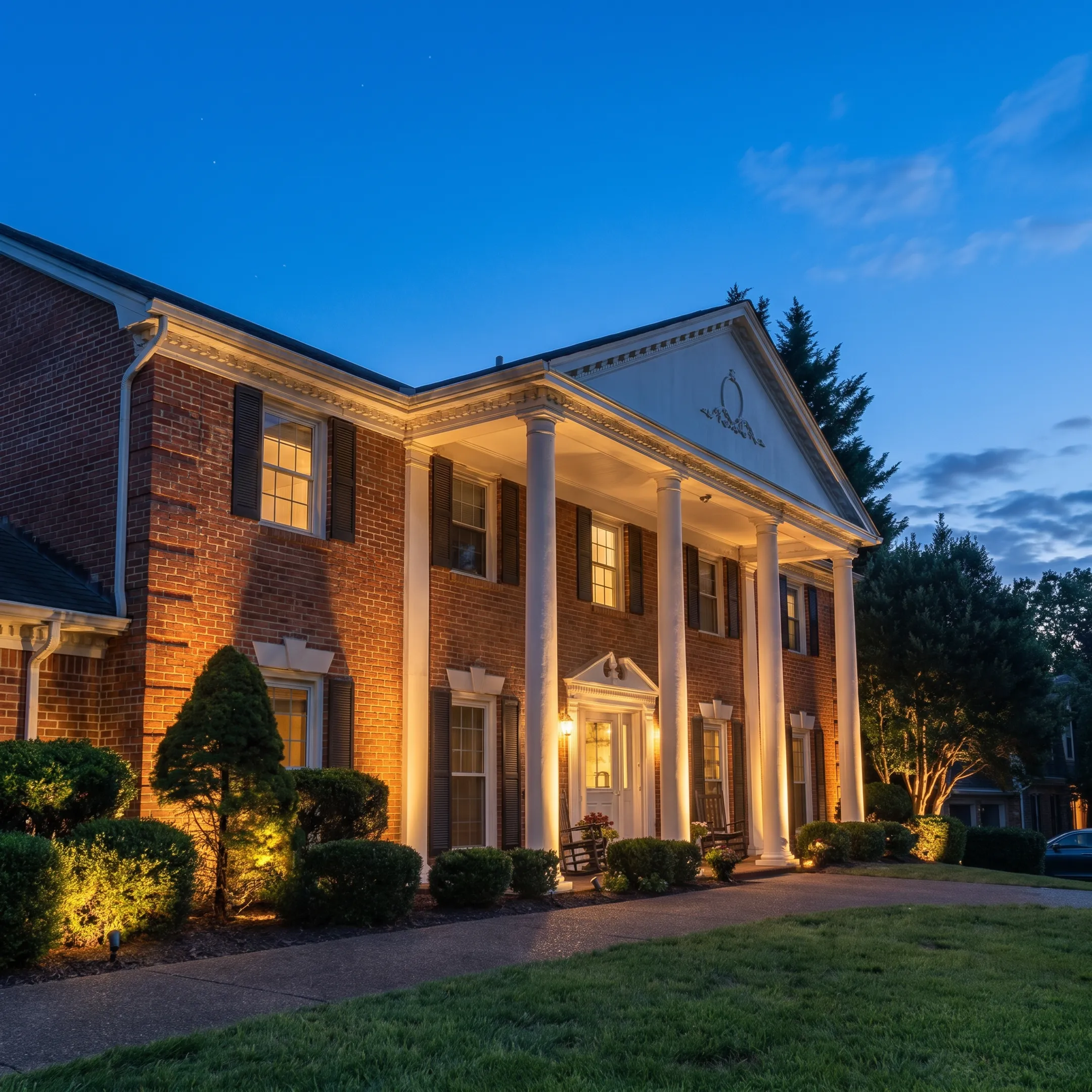 Designer planning low-voltage exterior lighting
