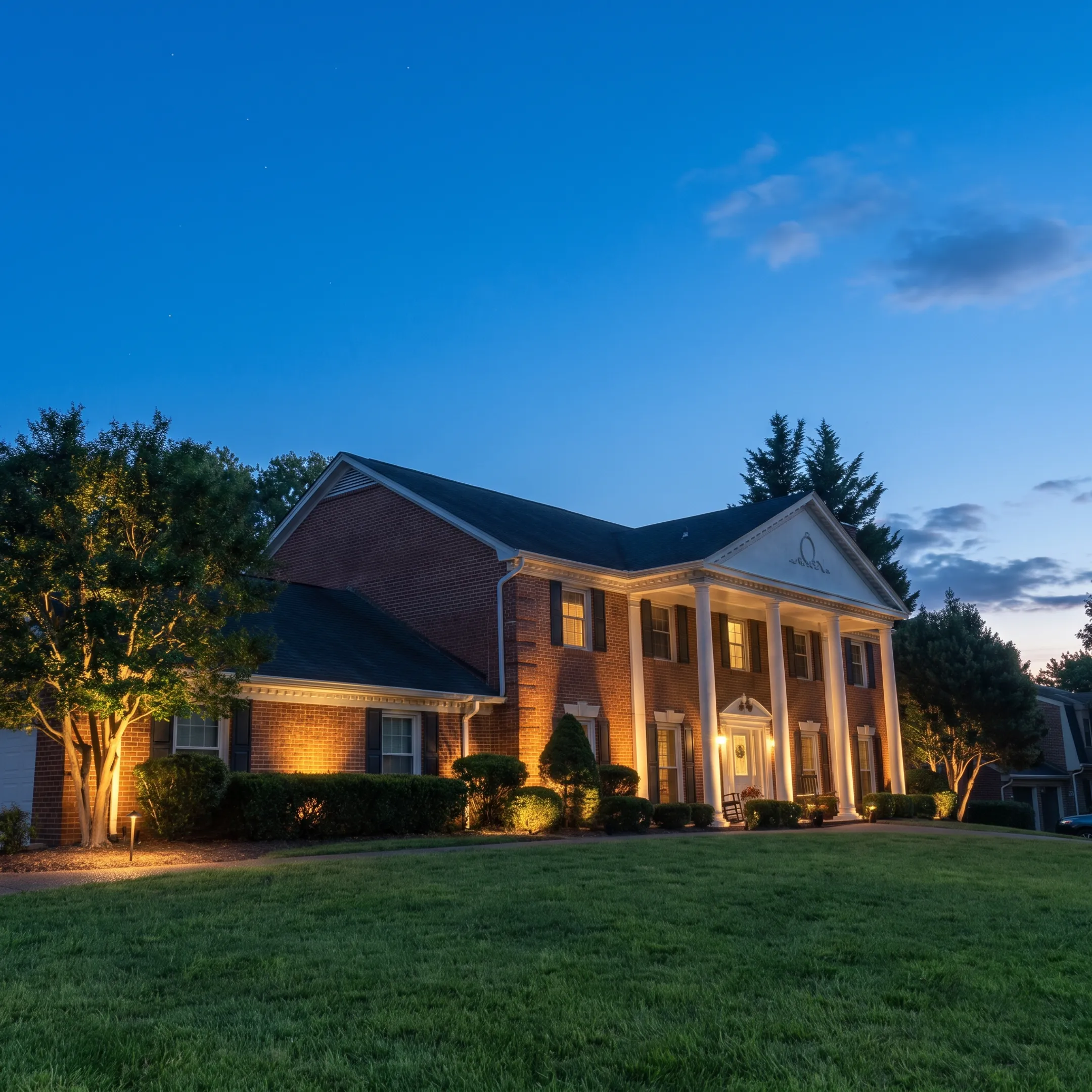 Designer planning low-voltage landscape lighting