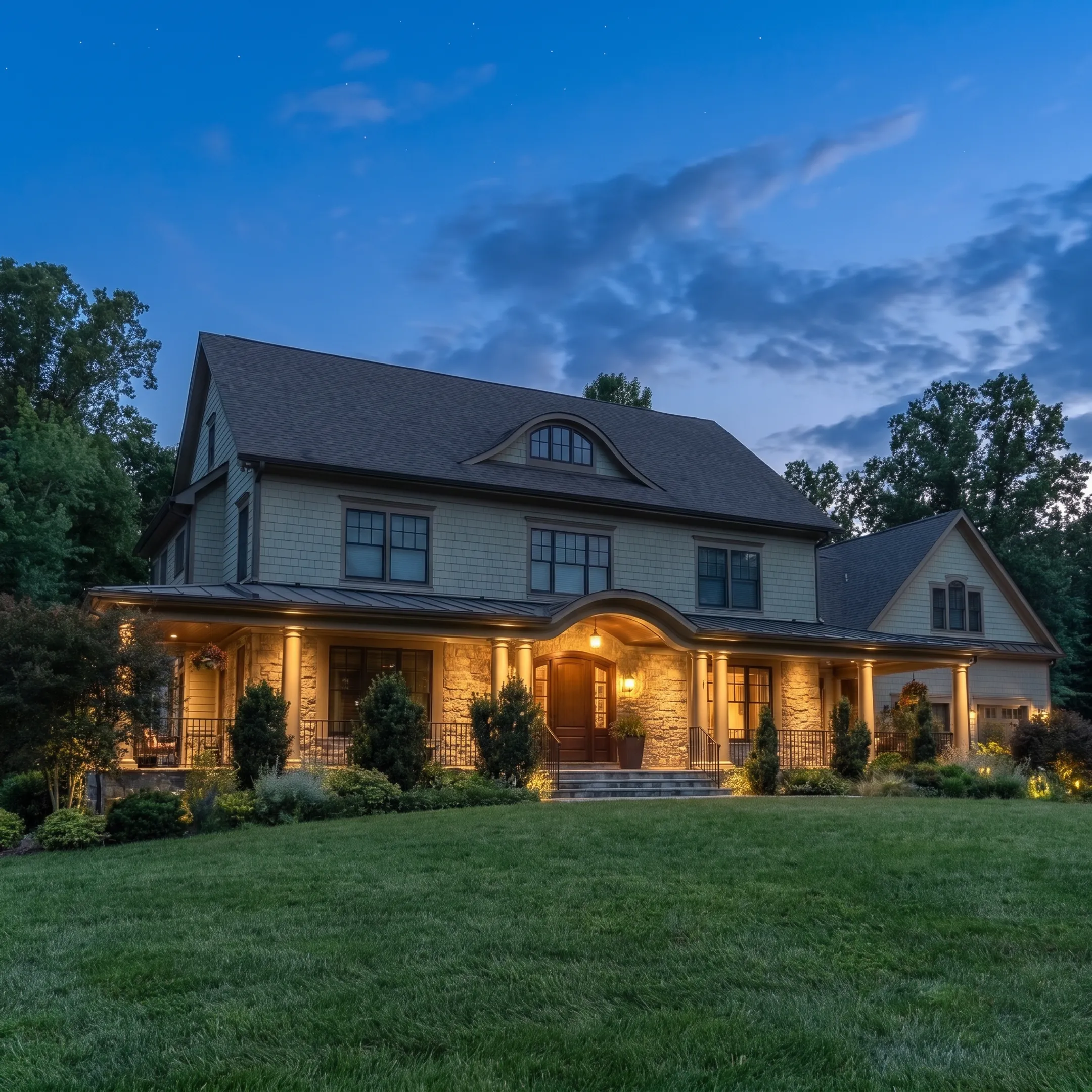 Bronze Landscape Lighting