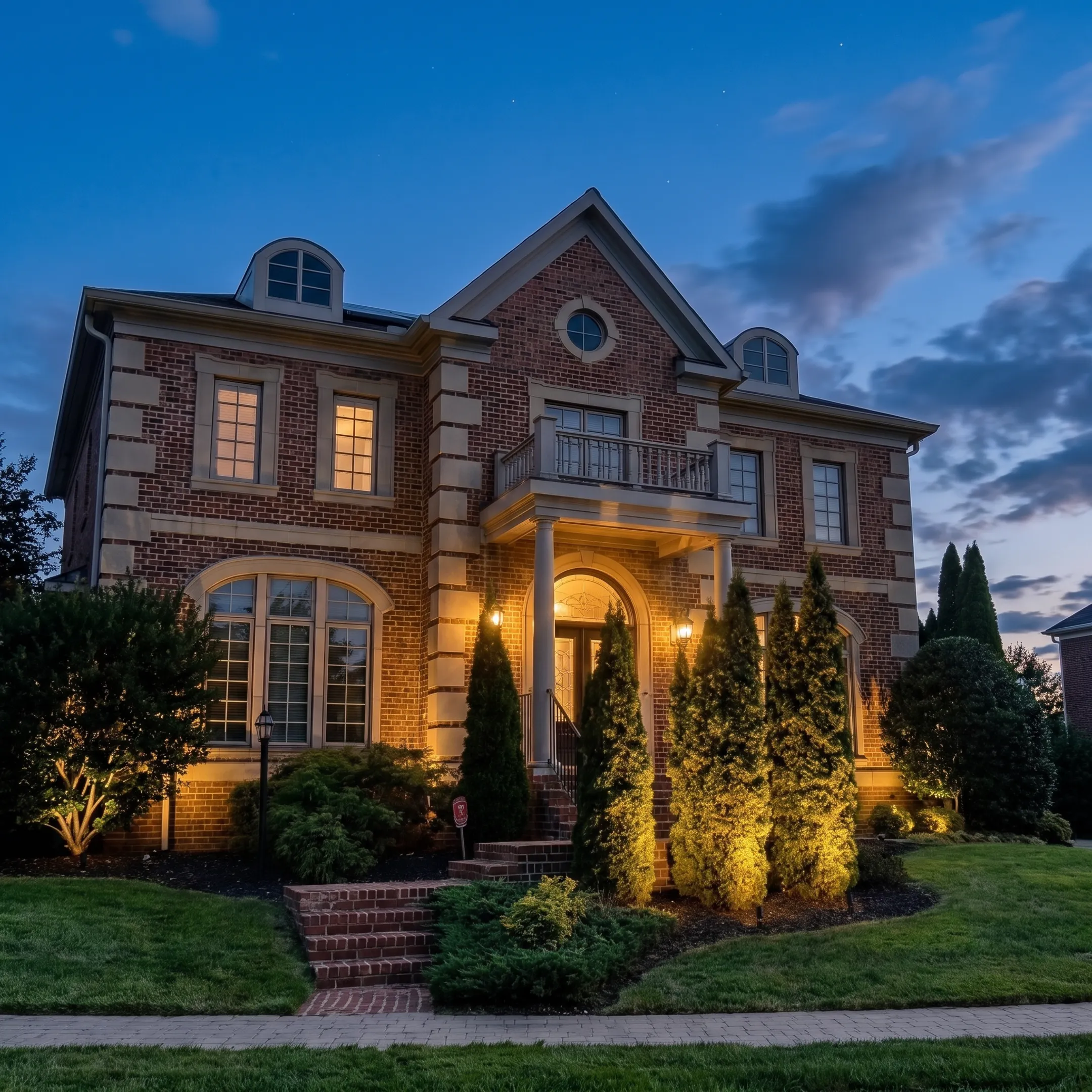 Designer planning low-voltage outdoor LED lighting
