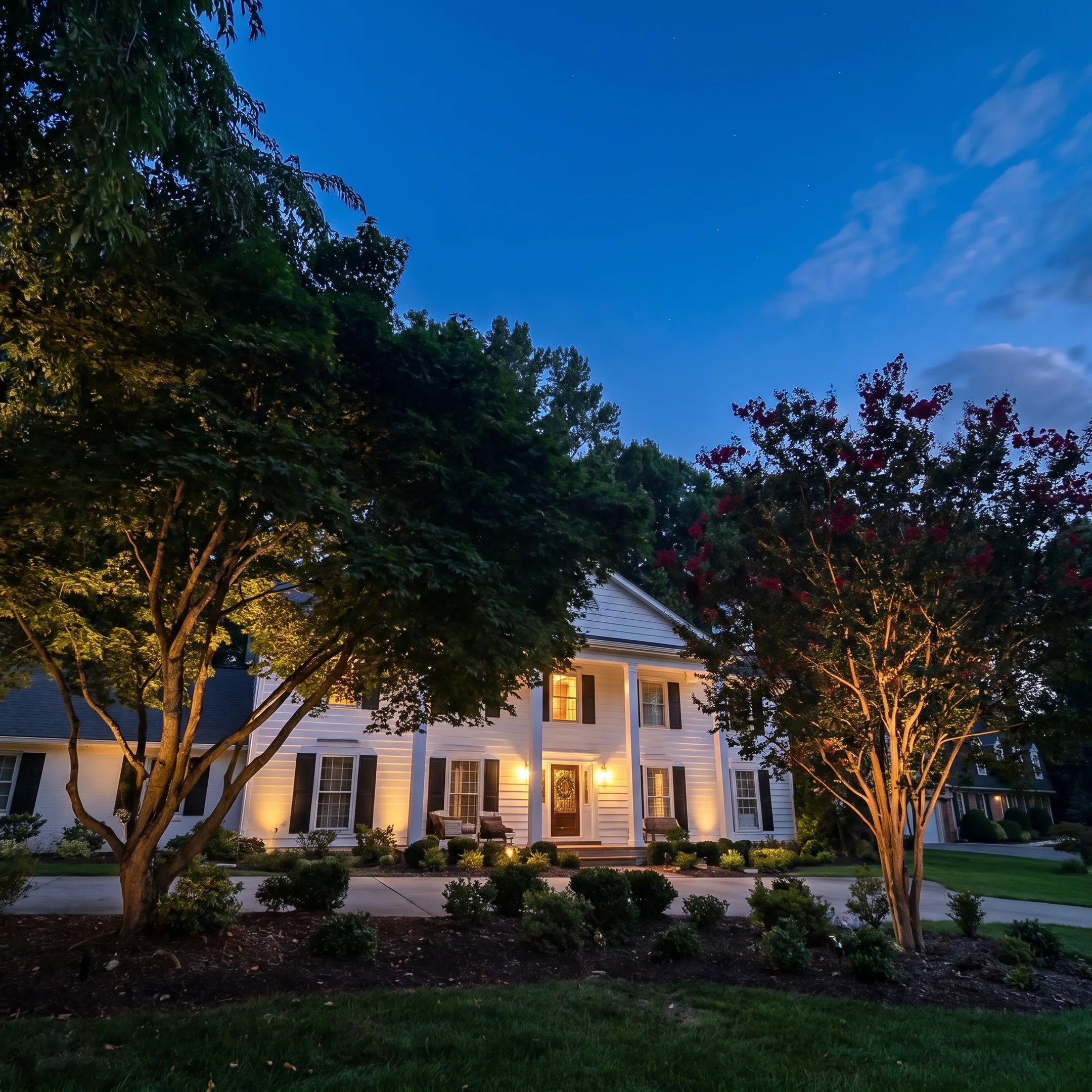 Designer planning recessed lighting for a covered patio