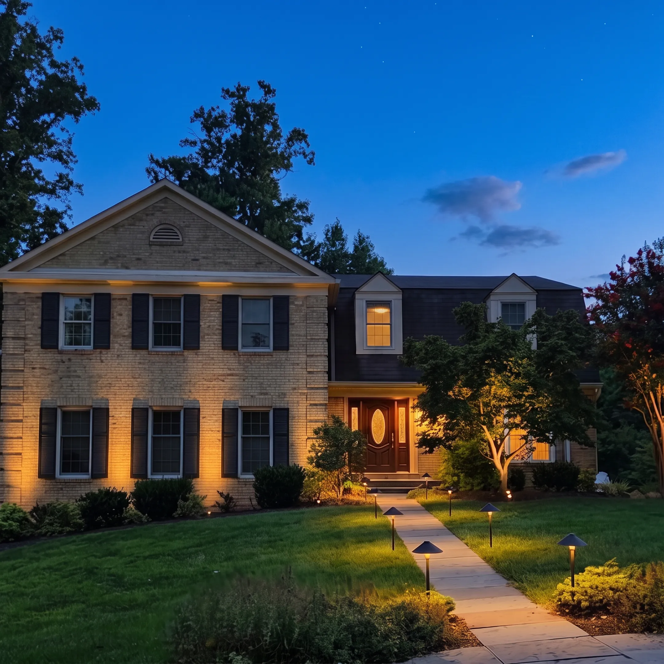 Designer planning low-voltage post lighting beside a deck