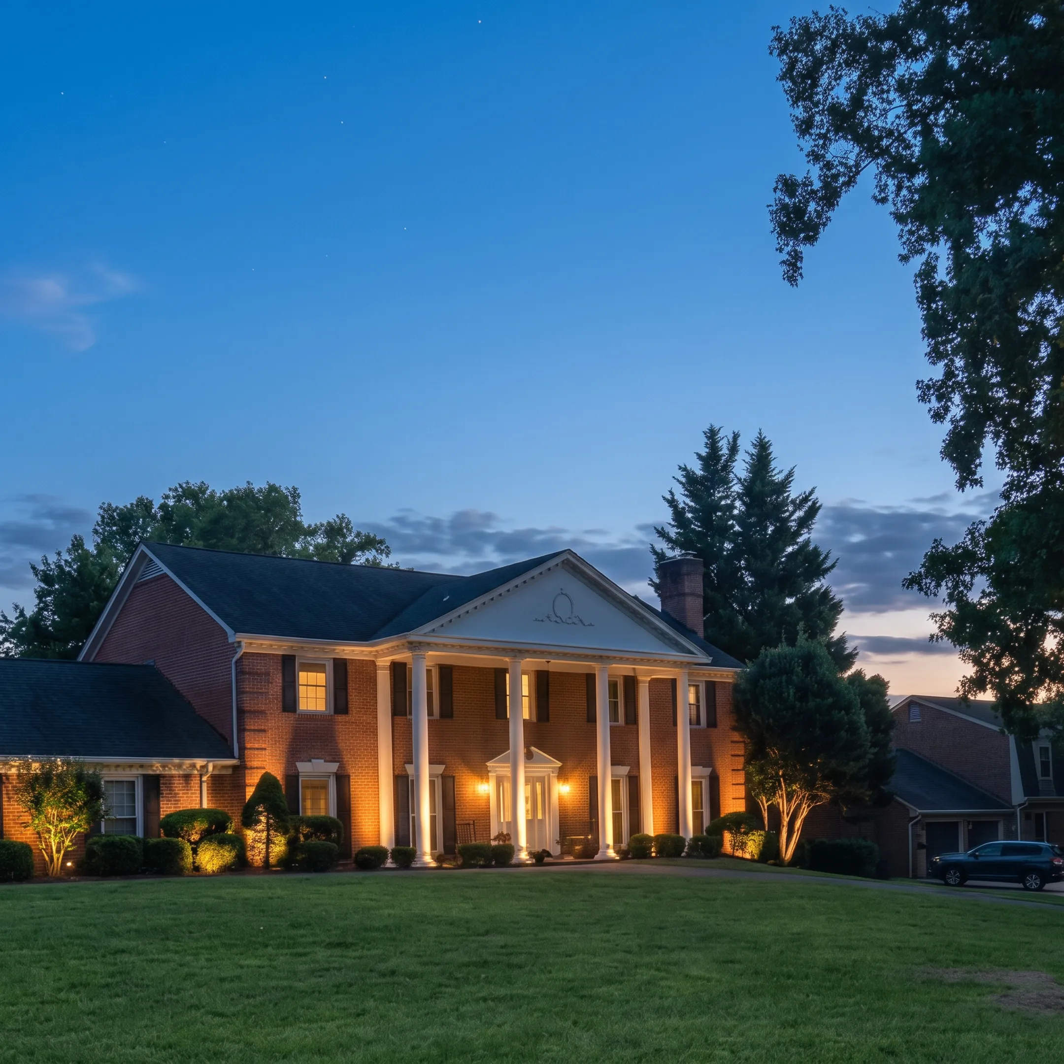 Designer planning low-voltage exterior lighting