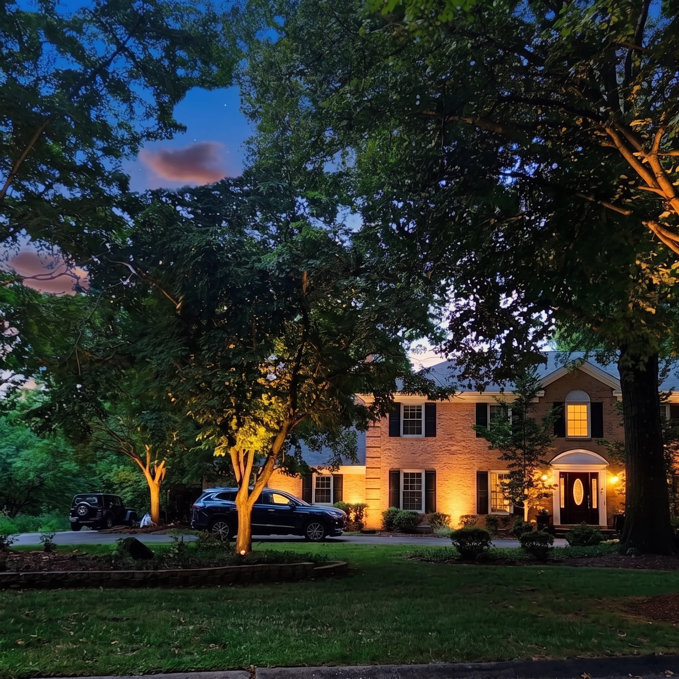 Designer planning fountain lighting