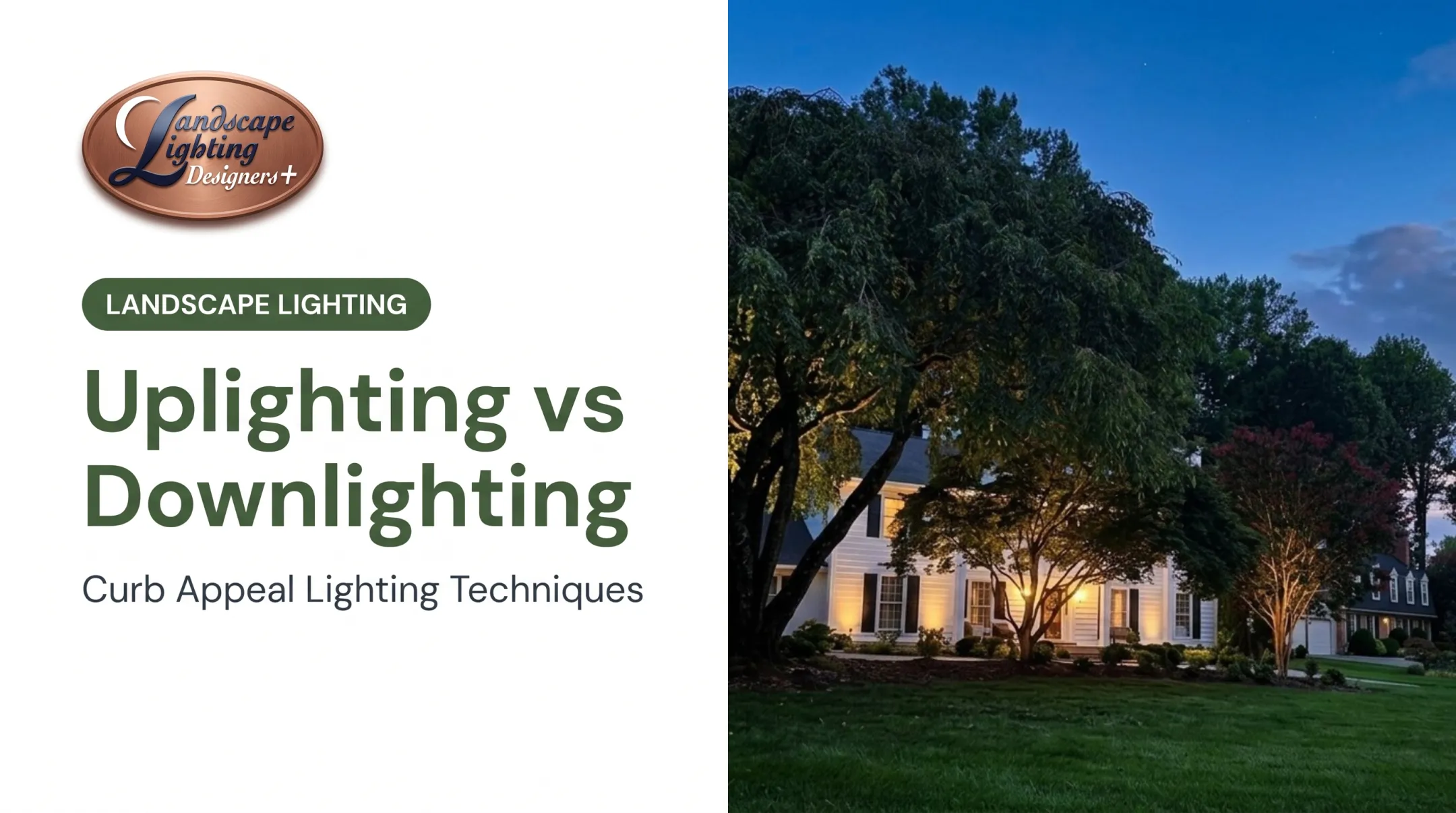 Uplighting vs Downlighting