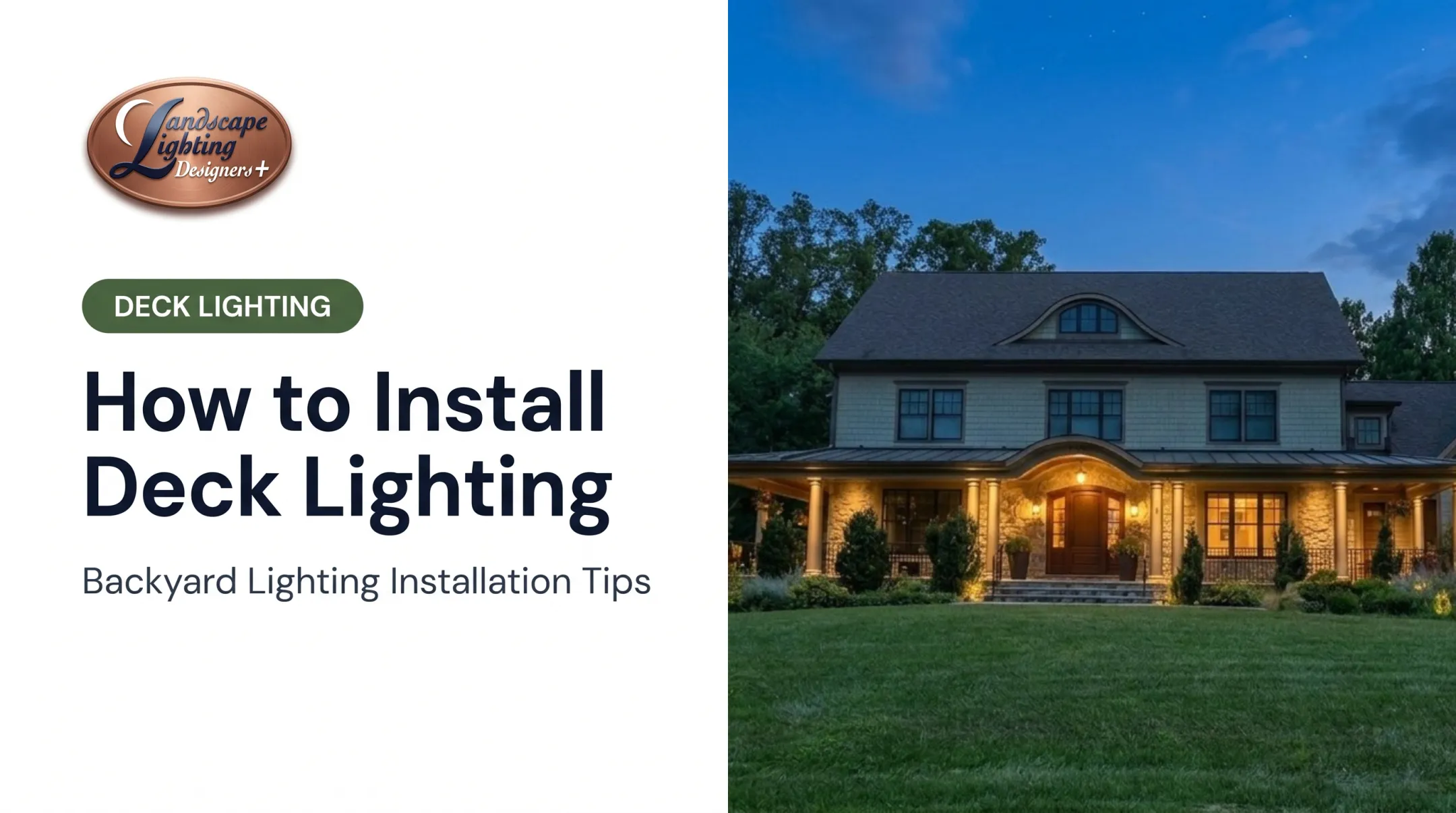 How to Install Deck Lighting