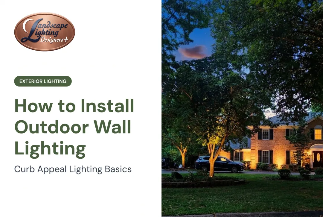 How to Install Outdoor Wall Lighting