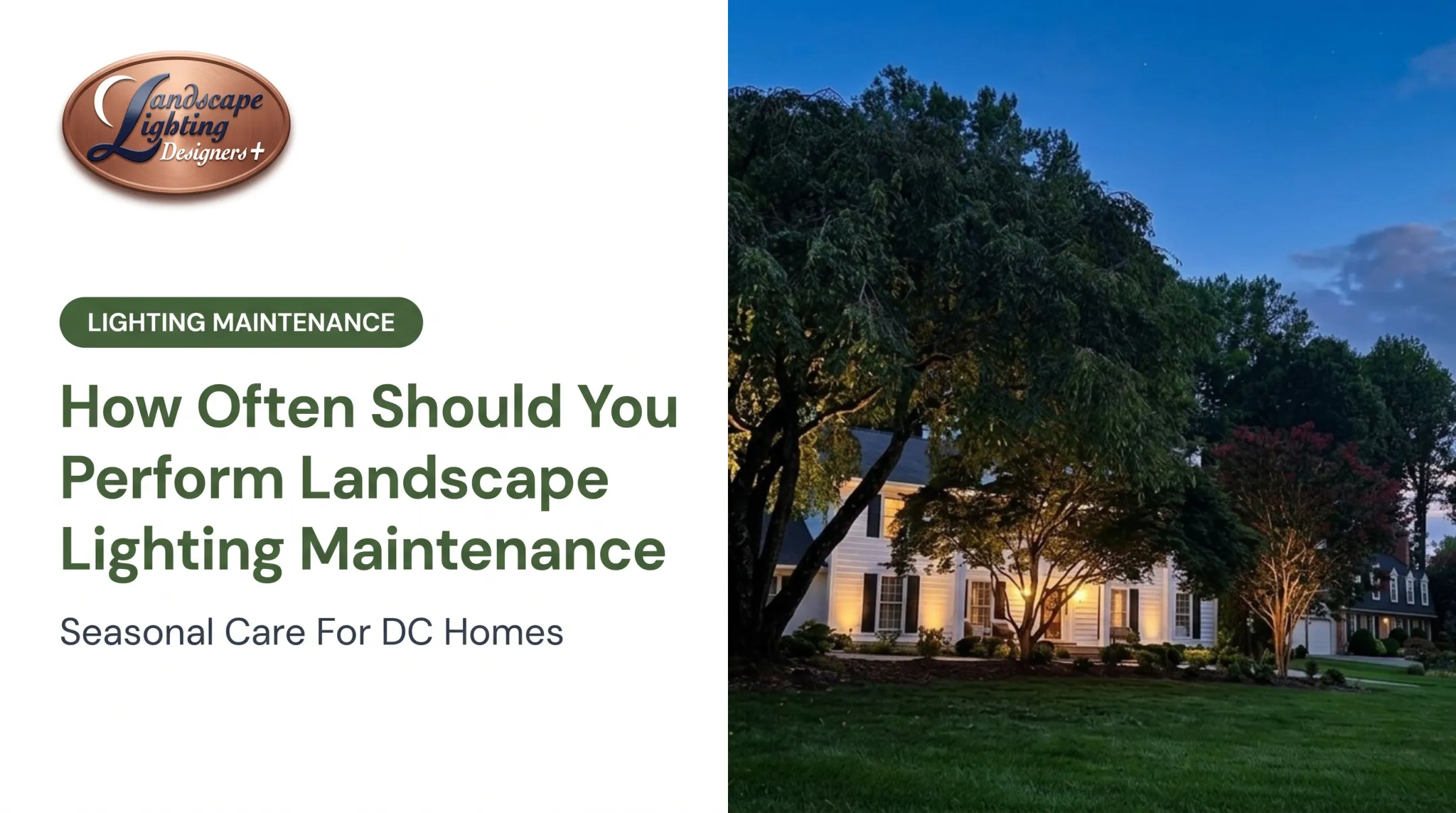 How Often Should You Perform Landscape Lighting Maintenance
