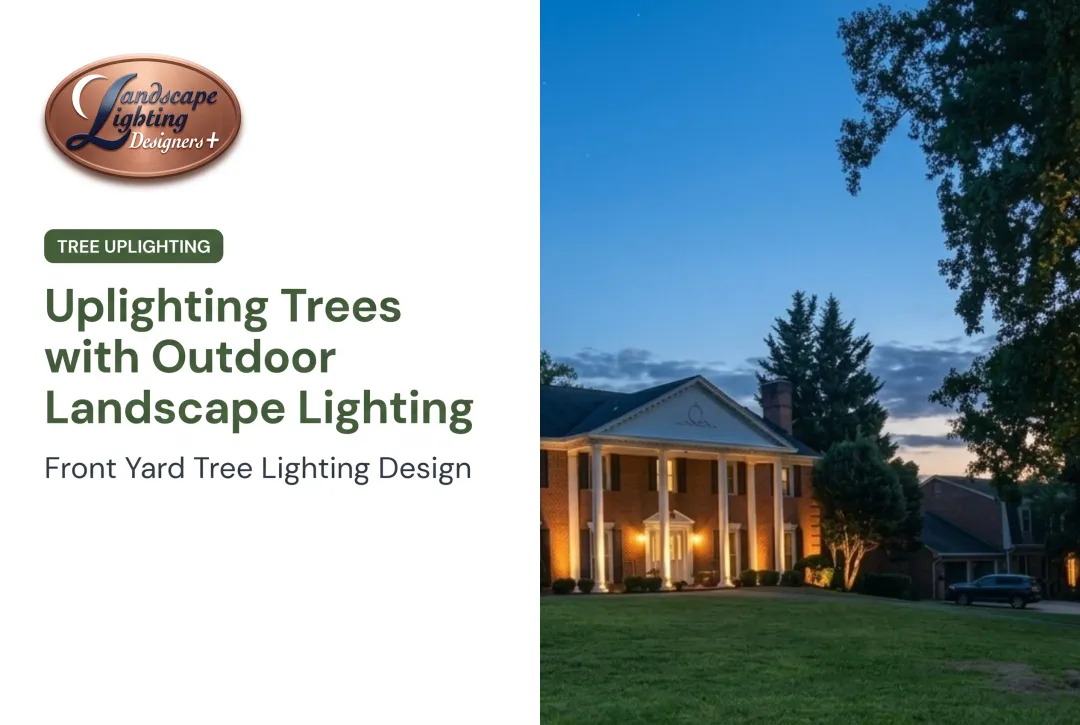 Uplighting Trees with Outdoor Landscape Lighting