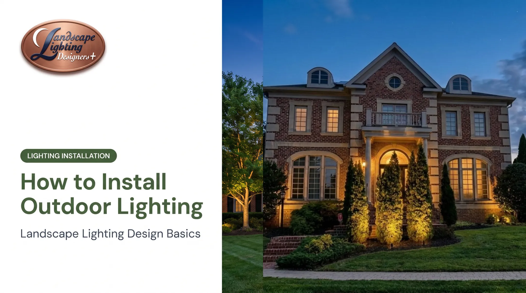 How to Install Outdoor Lighting