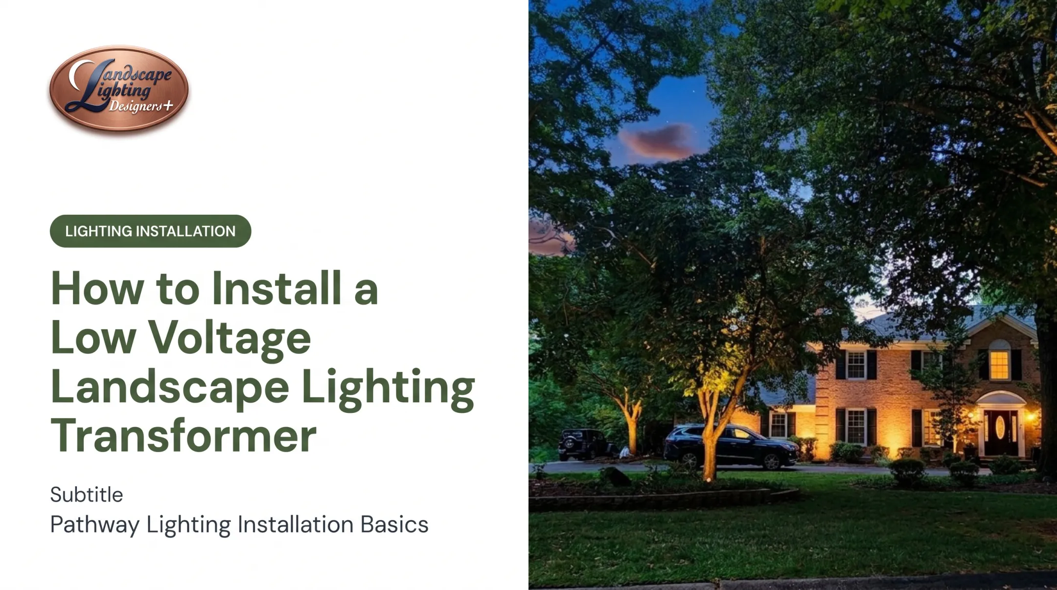 How to Install a Low Voltage Landscape Lighting Transformer