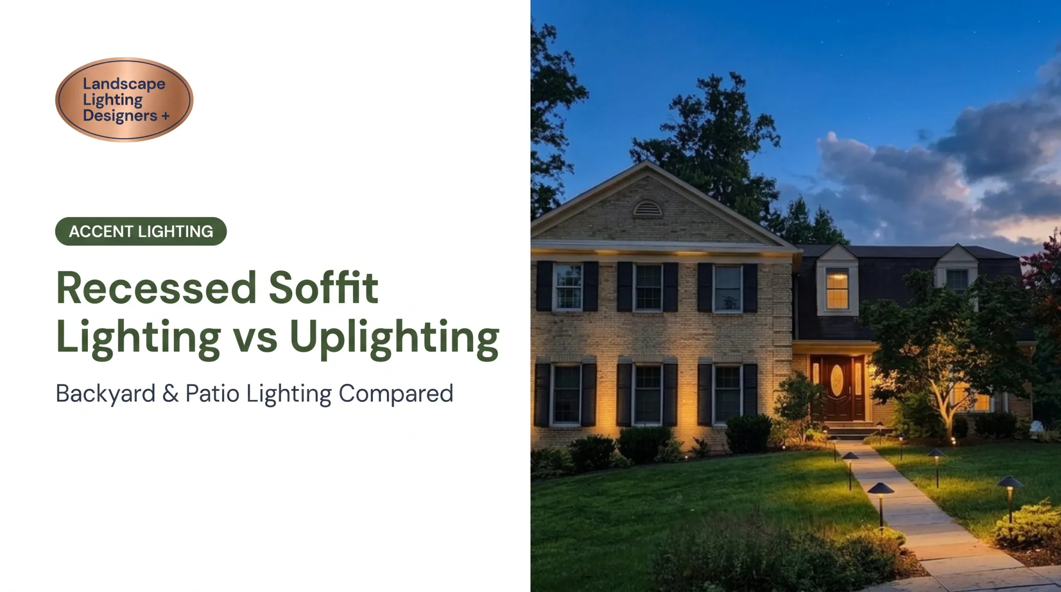 Recessed Soffit Lighting vs Uplighting