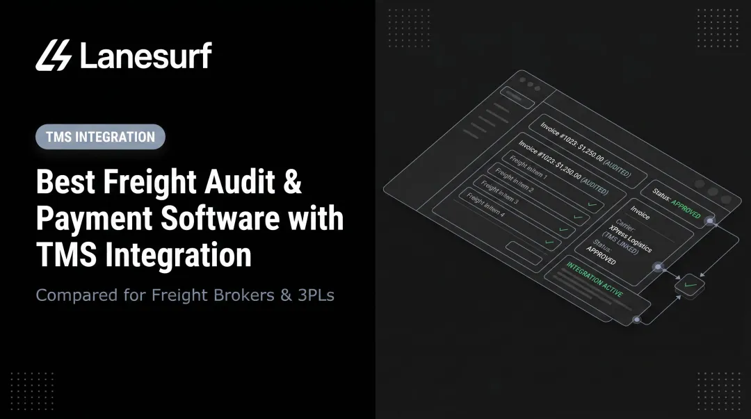 Best Freight Audit & Payment Software with TMS Integration
