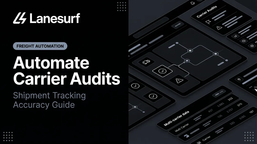 Automate Carrier Audits: Shipment Tracking Accuracy Guide