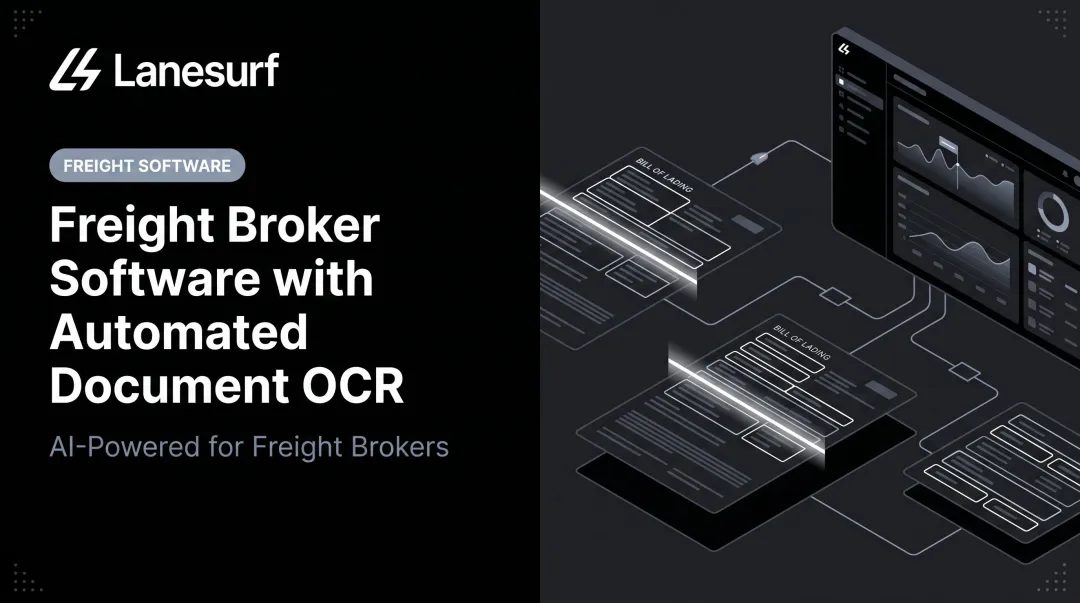 Freight Broker Software with Automated Document OCR
