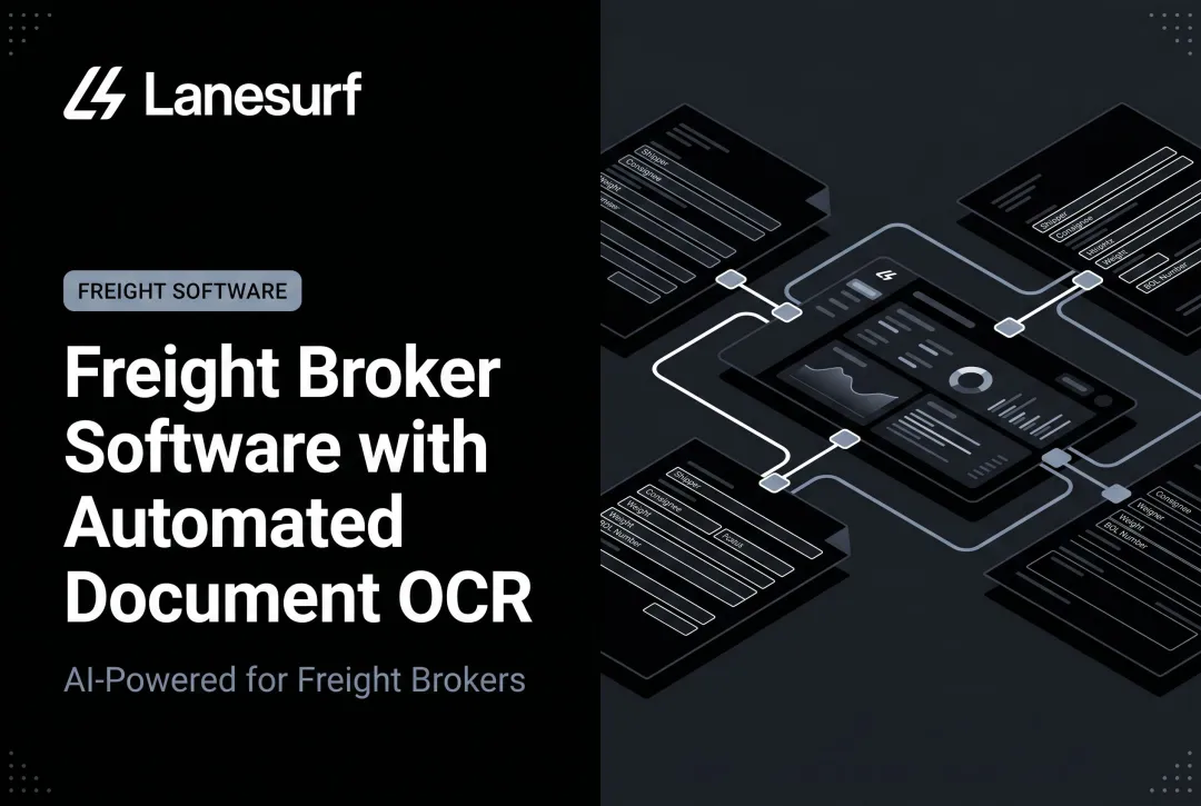 Freight Broker Software with Automated Document OCR
