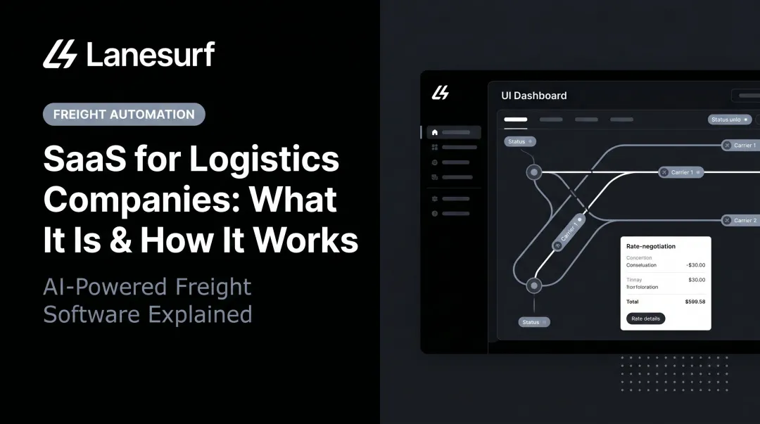 SaaS for Logistics Companies: What It Is & How It Works
