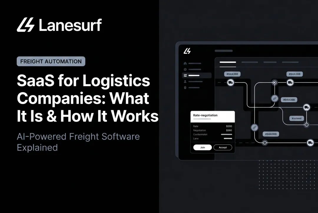 SaaS for Logistics Companies: What It Is & How It Works