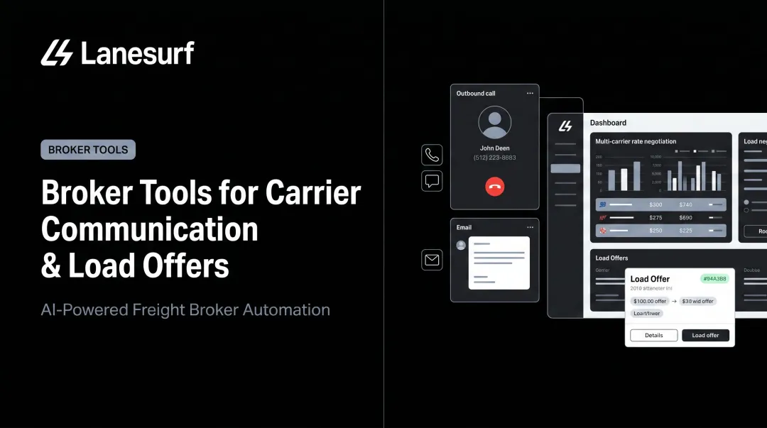 Broker Tools for Carrier Communication & Load Offers