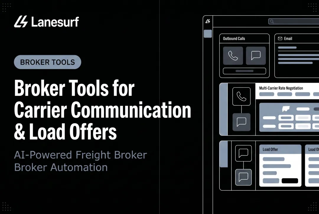 Broker Tools for Carrier Communication & Load Offers