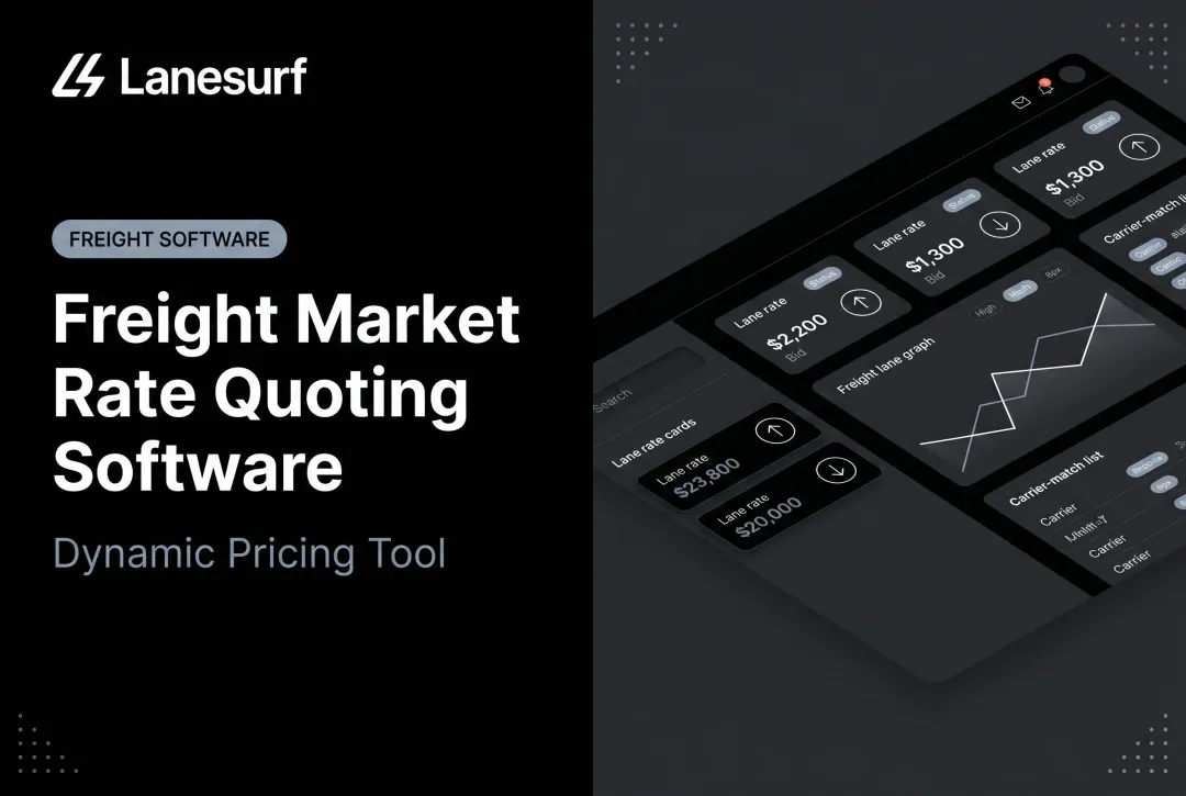 Freight Market Rate Quoting Software — Dynamic Pricing Tool