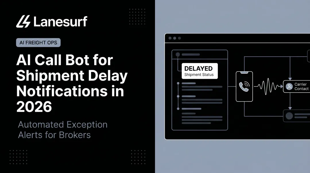 AI Call Bot for Shipment Delay Notifications in 2026