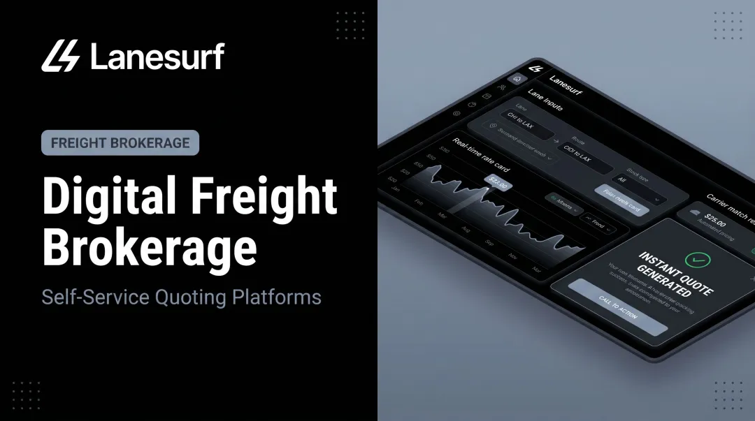 Digital Freight Brokerage: Self-Service Quoting Platforms