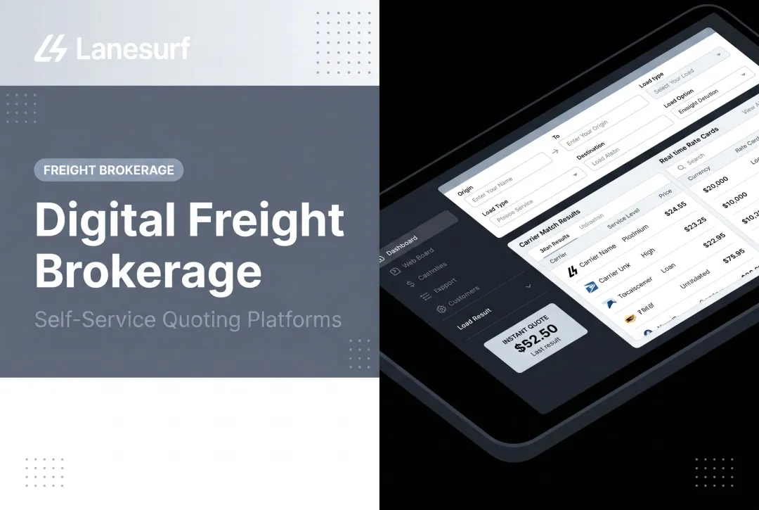 Digital Freight Brokerage: Self-Service Quoting Platforms