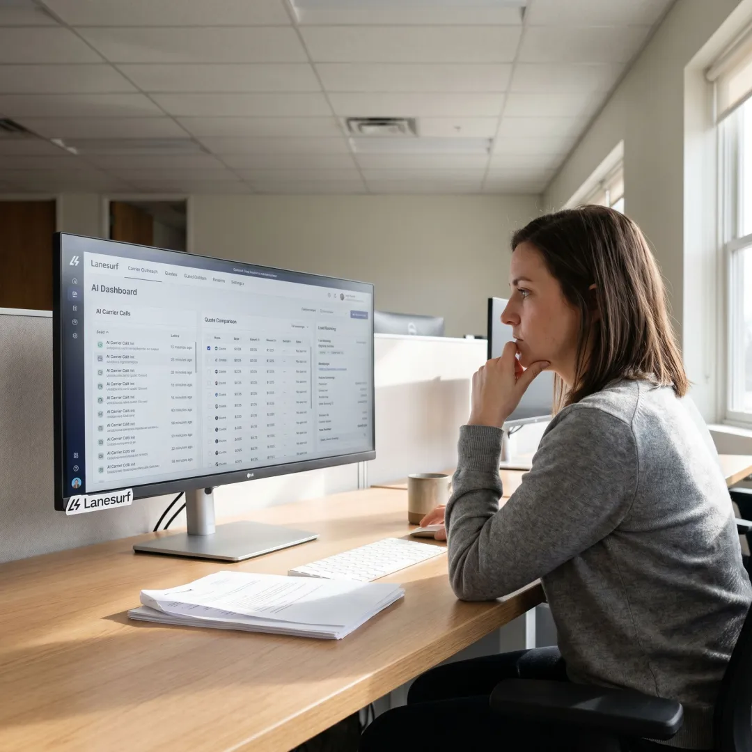 AI freight platform sourcing and booking carriers
