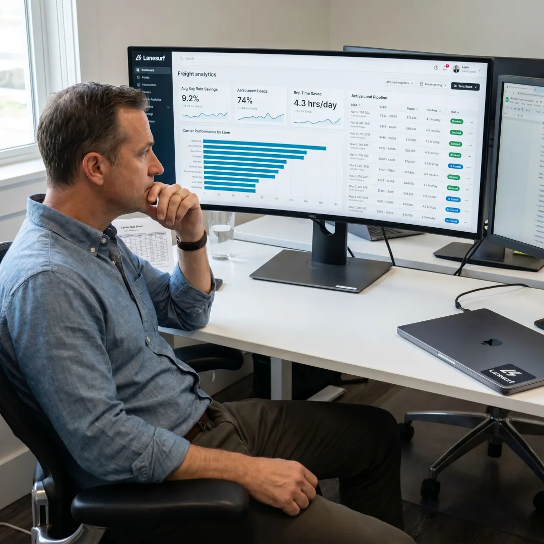 Freight analytics dashboard review