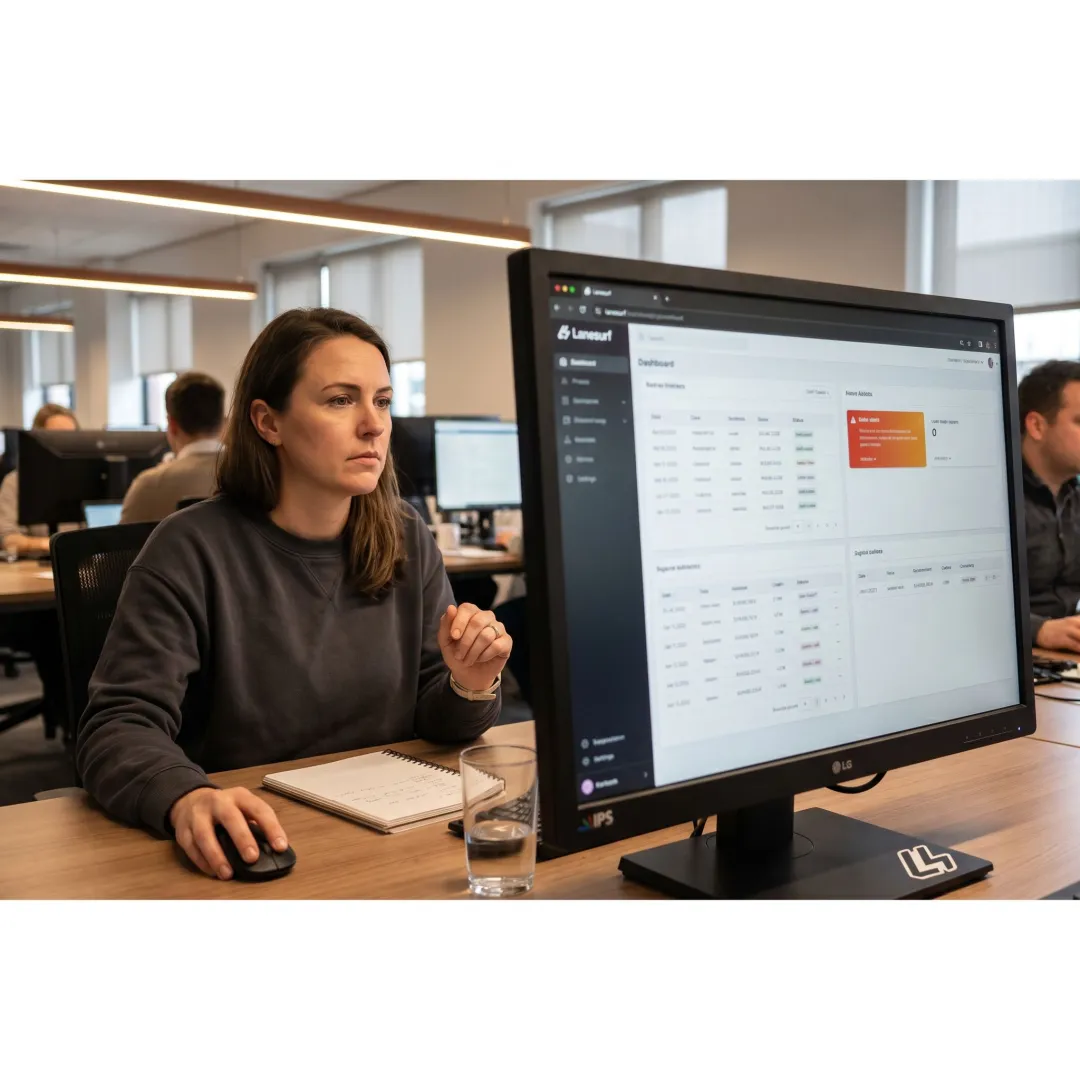 Freight team monitoring AI load coverage workflow