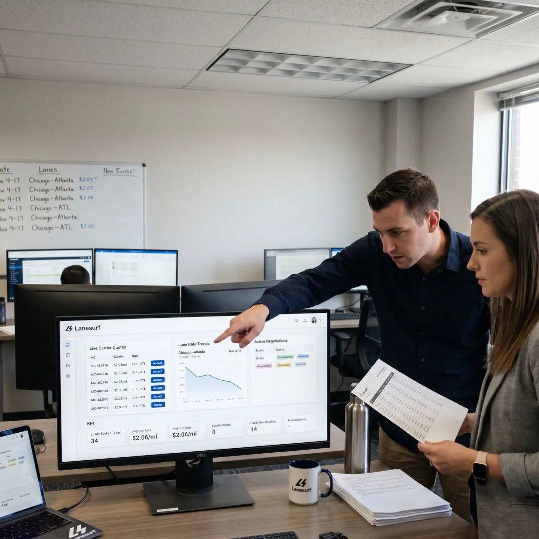 Freight rate intelligence dashboard