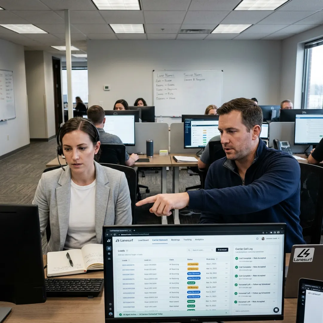 Freight operations dashboard workflow