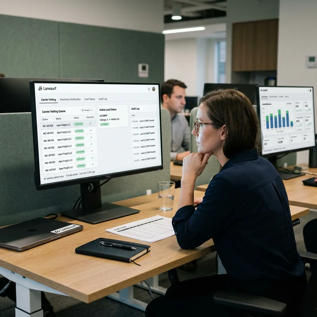 Compliance dashboard for freight fleet management